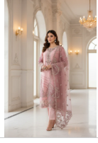 Pink Net Suit Set