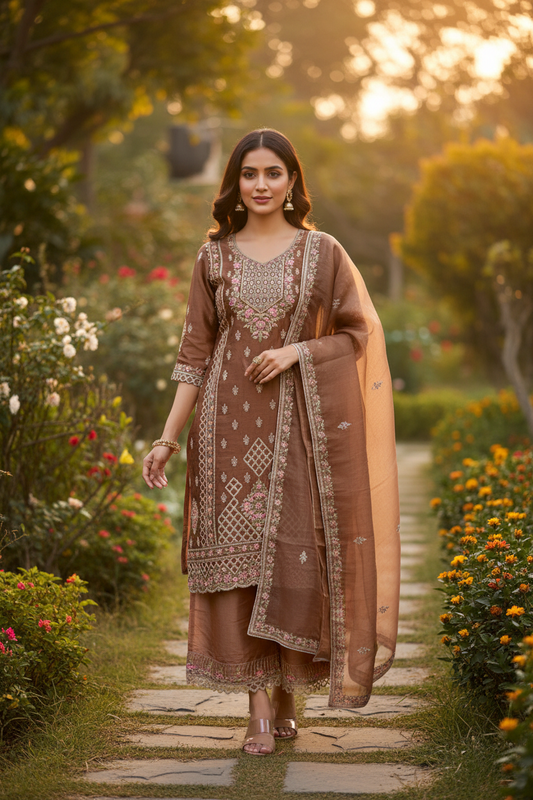 Brown Suit - Outdoor Garden
