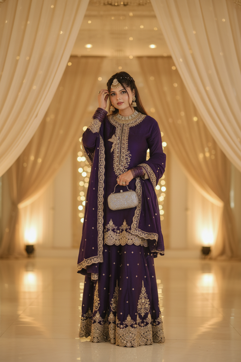 Royal Blue Sharara Mobile Hero Banner