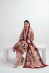 Dusty Pink Printed Suit