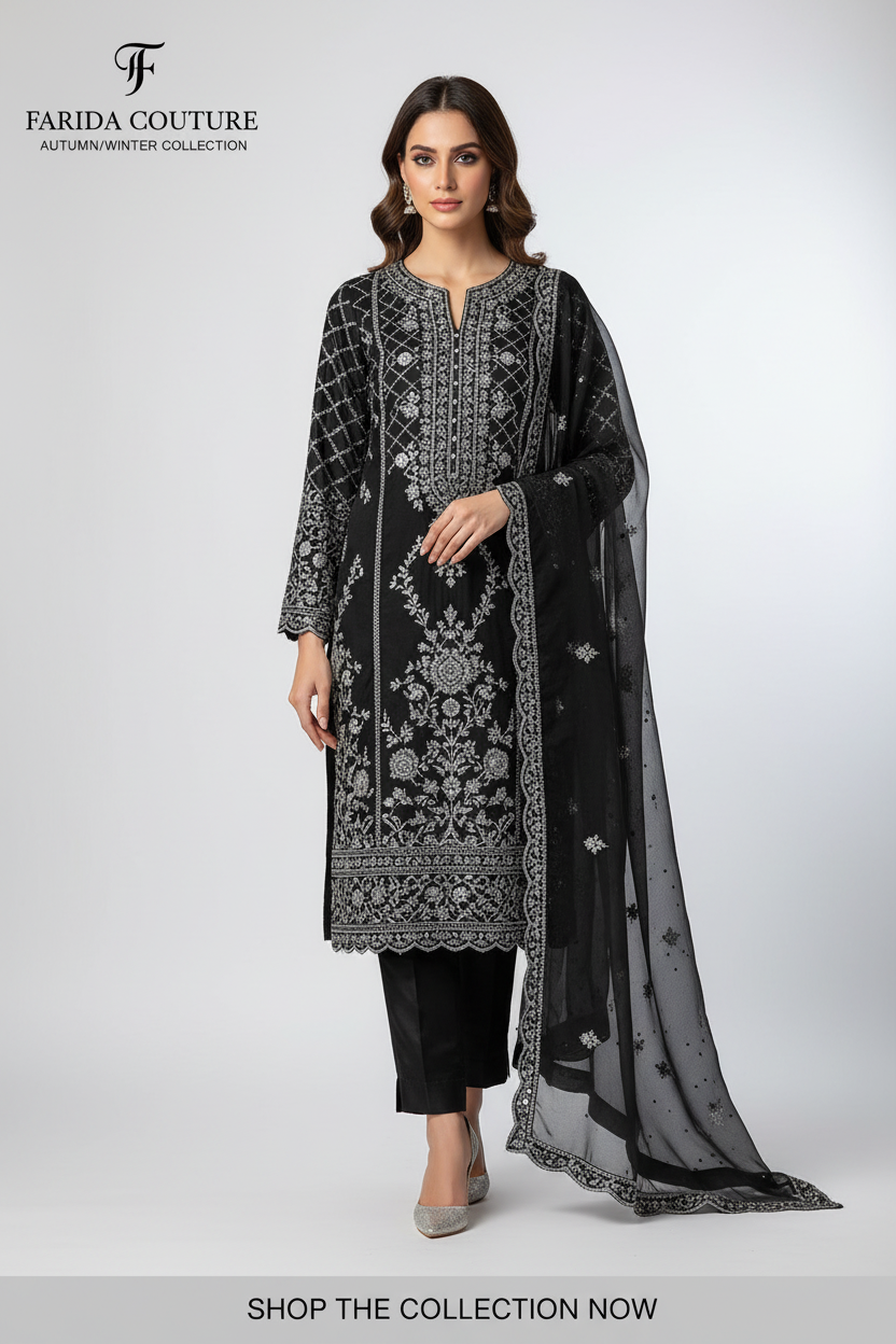 Box 1 - Black Pakistani Suit