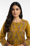 Mustard Embroidered Suit
