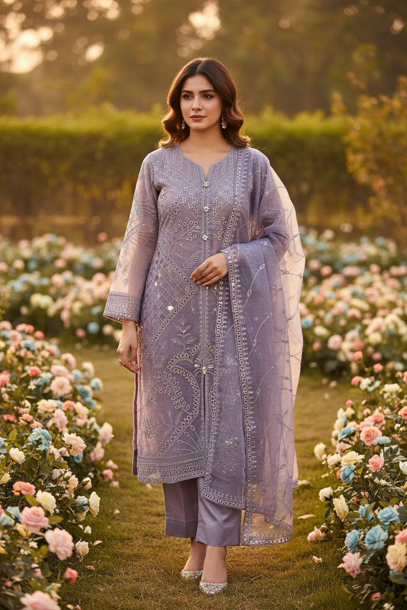Lavender Purple Suit - Outdoor Garden