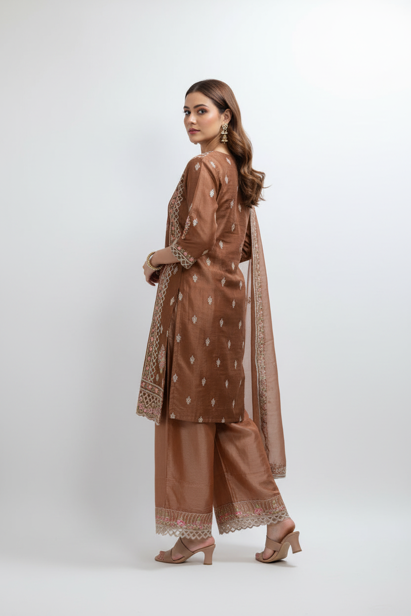 Brown Suit - Lookbook Half Turn
