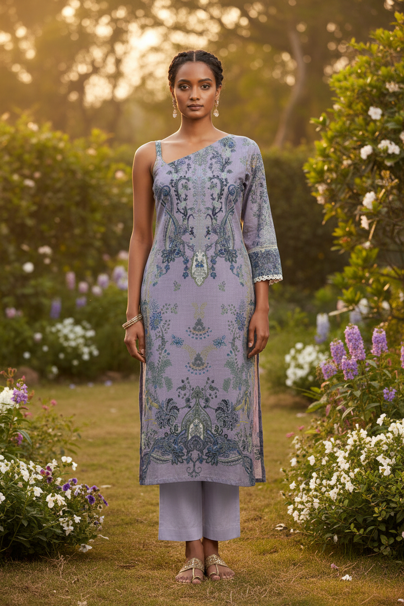 Lavender Suit - Outdoor Garden