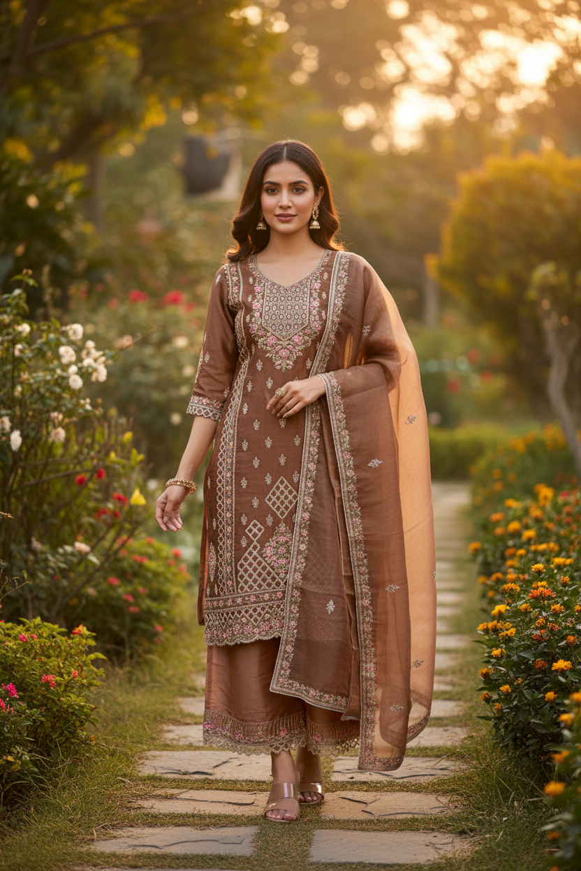 Brown Suit - Outdoor Garden