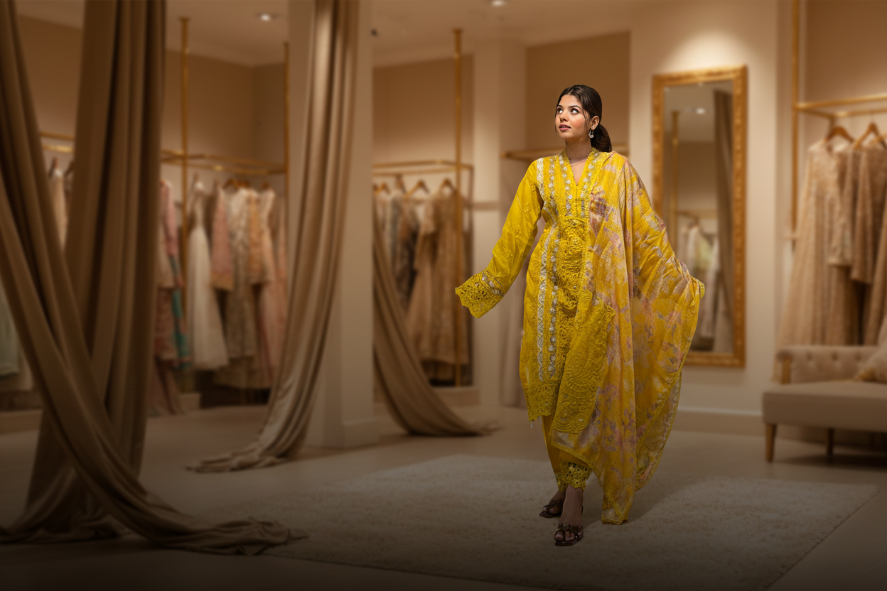 Premium Ethnic Fashion Hero Banner