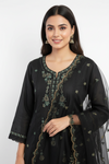 Black Embroidered Suit